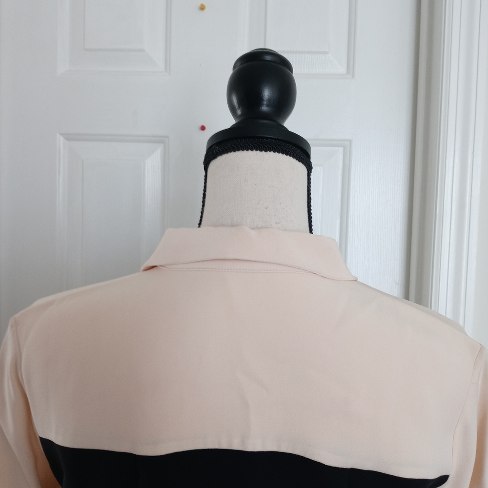 Jenni Kayne Button Up Color Block Shirt Dress - Picture 10 of 11